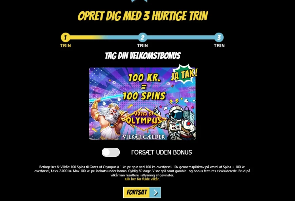 kapow casino registrering