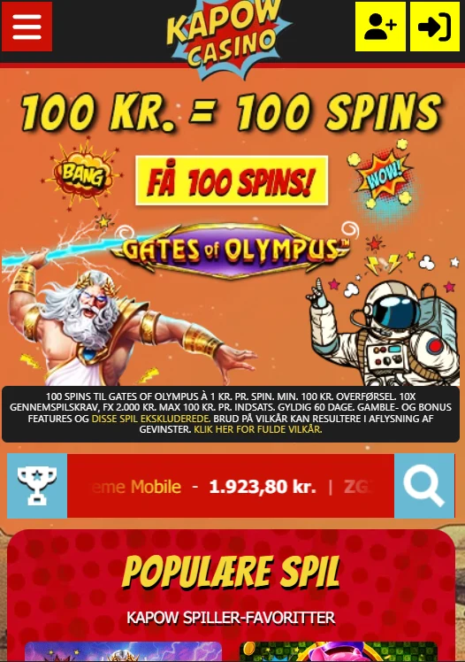 kapow casino app