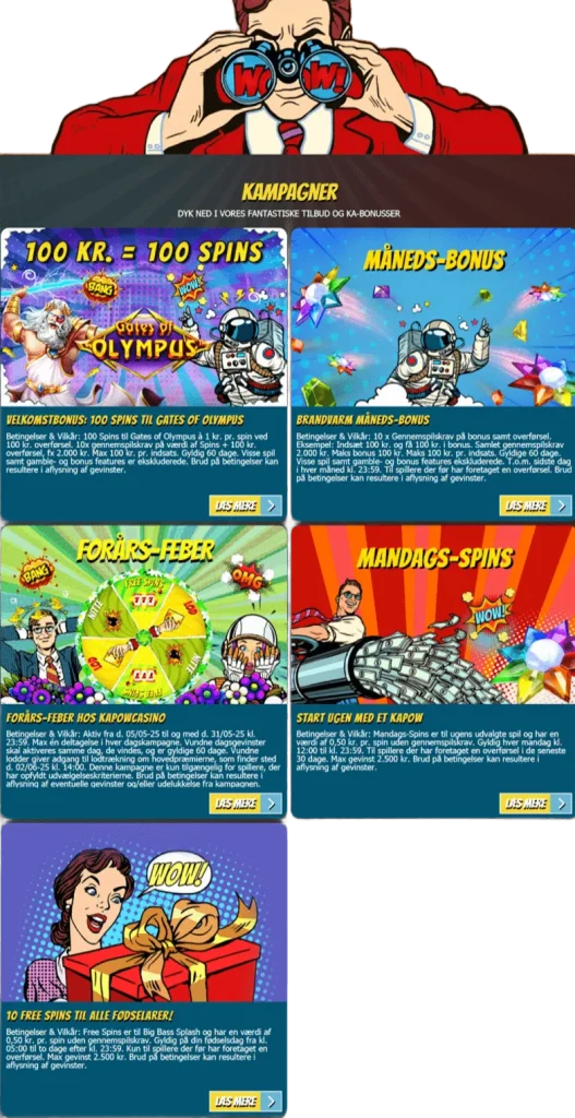 kapow casino bonuskode